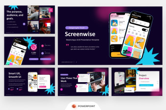 Mobile Apps UIUX RR PowerPoint Template